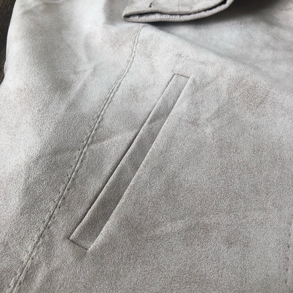 BCBGmaxazria faux suede vest light tan M - Picture 4 of 12